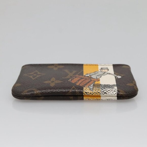 LOUIS VUITTON Monogram Groom Pochette Cles Coin Purse Jaune - Picture 15 of 16